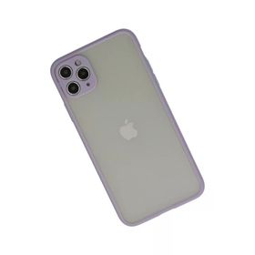Newface iPhone 12 Pro Max Montreal Silikon Kapak Mor Cep Telefonu Kılıfı