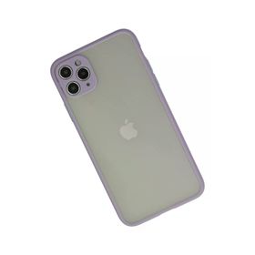 Newface iPhone 12 Pro Max Montreal Silikon Kapak Mor Cep Telefonu Kılıfı