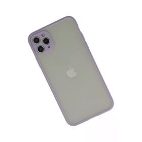 Newface iPhone 12 Pro Max Montreal Silikon Kapak Mor Cep Telefonu Kılıfı