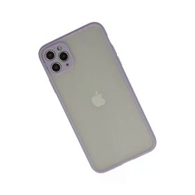 Newface iPhone 12 Pro Max Montreal Silikon Kapak Mor Cep Telefonu Kılıfı