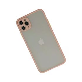 Newface iPhone 12 Pro Max Montreal Silikon Kapak Pembe Cep Telefonu Kılıfı