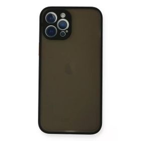 Newface iPhone 12 Pro Max Montreal Silikon Kapak Siyah Cep Telefonu Kılıfı