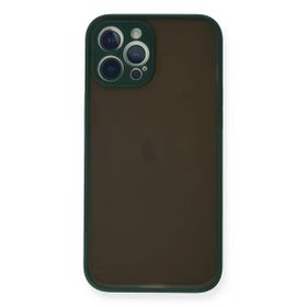 Newface iPhone 12 Pro Max Montreal Silikon Kapak Yeşil Cep Telefonu Kılıfı