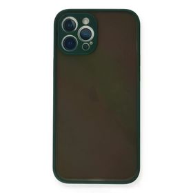Newface iPhone 12 Pro Max Montreal Silikon Kapak Yeşil Cep Telefonu Kılıfı