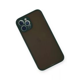Newface iPhone 12 Pro Max Montreal Silikon Kapak Yeşil Cep Telefonu Kılıfı