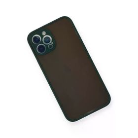 Newface iPhone 12 Pro Max Montreal Silikon Kapak Yeşil Cep Telefonu Kılıfı