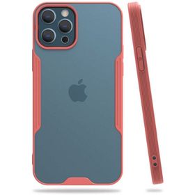 Newface iPhone 12 Pro Max Platin Silikon Pembe Cep Telefonu Kılıfı