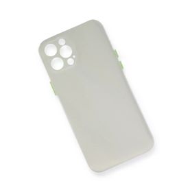 Newface iPhone 12 Pro Max PP Ultra İnce Kapak Beyaz Cep Telefonu Kılıfı