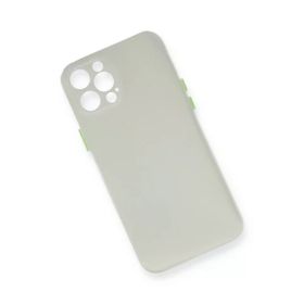 Newface iPhone 12 Pro Max PP Ultra İnce Kapak Beyaz Cep Telefonu Kılıfı