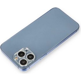 Newface iPhone 12 Pro Max Shine Gümüş Kamera Lens