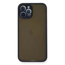 Newface İphone 12 Pro Montreal Silikon Kapak Lacivert Cep Telefonu Kılıfı