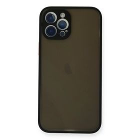 Newface İphone 12 Pro Montreal Silikon Kapak Siyah Cep Telefonu Kılıfı