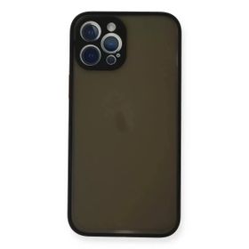 Newface İphone 12 Pro Montreal Silikon Kapak Siyah Cep Telefonu Kılıfı