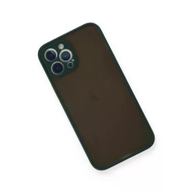 Newface İphone 12 Pro Montreal Silikon Kapak Yeşil Cep Telefonu Kılıfı