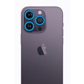 Newface iPhone 12 Pro Neon Fosforlu Mavi Kamera Lens