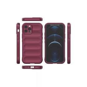 Newface iPhone 12 Pro Optimum Silikon - Bordo Kılıf