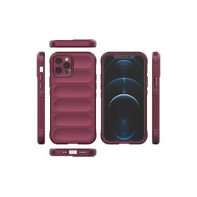 Newface iPhone 12 Pro Optimum Silikon - Bordo Kılıf