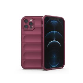 Newface iPhone 12 Pro Optimum Silikon - Bordo Kılıf