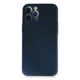 Newface iPhone 12 Pro PP Ultra İnce Kapak Mavi Cep Telefonu Kılıfı