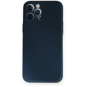 Newface iPhone 12 Pro PP Ultra İnce Kapak Mavi Cep Telefonu Kılıfı