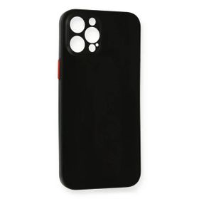 Newface iPhone 12 Pro PP Ultra İnce Kapak Siyah Cep Telefonu Kılıfı