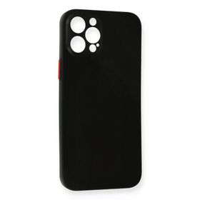 Newface iPhone 12 Pro PP Ultra İnce Kapak Siyah Cep Telefonu Kılıfı