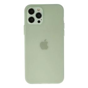 Newface iPhone 12 Pro Puma Silikon Açık Yeşil Cep Telefonu Kılıfı
