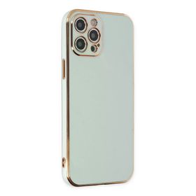 Newface iPhone 12 Pro Volet Silikon - Açık Yeşil Kılıf