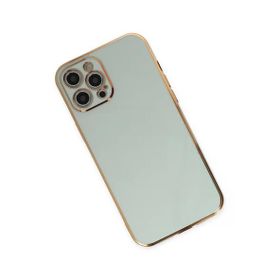 Newface iPhone 12 Pro Volet Silikon - Açık Yeşil Kılıf