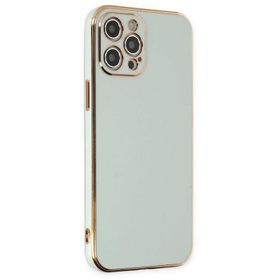 Newface iPhone 12 Pro Volet Silikon - Açık Yeşil Kılıf