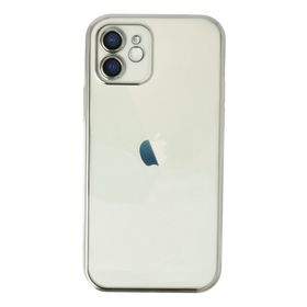 Newface iPhone 12 Razer Lensli Silikon - Gümüş Kılıf