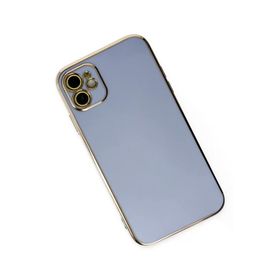 Newface iPhone 12 Volet Silikon - Mavi Kılıf