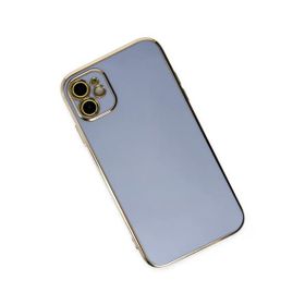 Newface iPhone 12 Volet Silikon - Mavi Kılıf