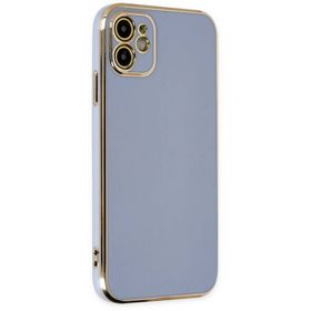 Newface iPhone 12 Volet Silikon - Mavi Kılıf