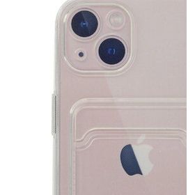 Newface iPhone 13 Kart Şeffaf Silikon - Şeffaf Kılıf