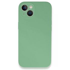 Newface iPhone 13 Mini Lansman Legant Silikon Yeşil Cep Telefonu Kılıfı