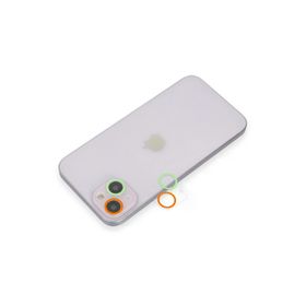 Newface iPhone 13 Mini Renkli Kamera Lens Koruma Cam Turuncu Yeşil Ekran Koruyucu