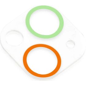 Newface iPhone 13 Mini Renkli Kamera Lens Koruma Cam Turuncu Yeşil Ekran Koruyucu