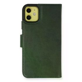 Newface iPhone 13 Mini Trend S Plus Kapaklı Yeşil Cep Telefonu Kılıfı