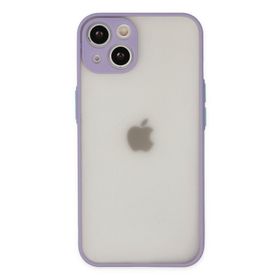Newface iPhone 13 Montreal Silikon Kapak - Mor Kılıf