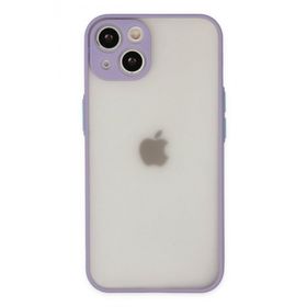 Newface iPhone 13 Montreal Silikon Kapak - Mor Kılıf