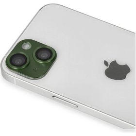 Newface iPhone 13 Pers Alüminyum Yeşil Kamera Lens