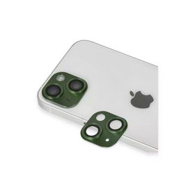Newface iPhone 13 Pers Alüminyum Yeşil Kamera Lens
