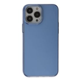 Newface iPhone 13 Pro Anka PC Sert Metal Kapak Mavi Cep Telefonu Kılıfı