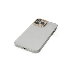 Newface iPhone 13 Pro Anka PC Sert Metal Kapak Şeffaf Cep Telefonu Kılıfı