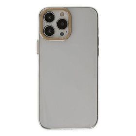 Newface iPhone 13 Pro Anka PC Sert Metal Kapak Şeffaf Cep Telefonu Kılıfı