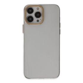 Newface iPhone 13 Pro Anka PC Sert Metal Kapak Şeffaf Cep Telefonu Kılıfı
