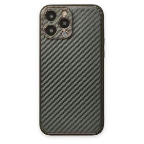 Newface iPhone 13 Pro Coco Karbon Silikon Füme Cep Telefonu Kılıfı