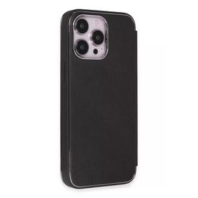 Newface iPhone 13 Pro Dolpin Kapaklı - Siyah Kılıf