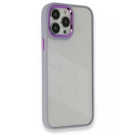 Newface iPhone 13 Pro Dora Kapak Lila Cep Telefonu Kılıfı